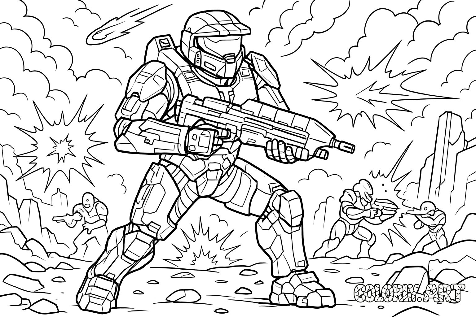 Battle Scene